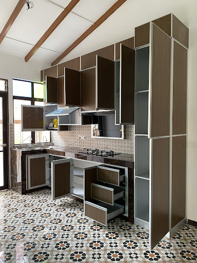 JTECH CABINET (PRODUCTION), Ayer Molek, Melaka - Kabinet Dapur Aluminium / Folding Door / Custom Cabinet